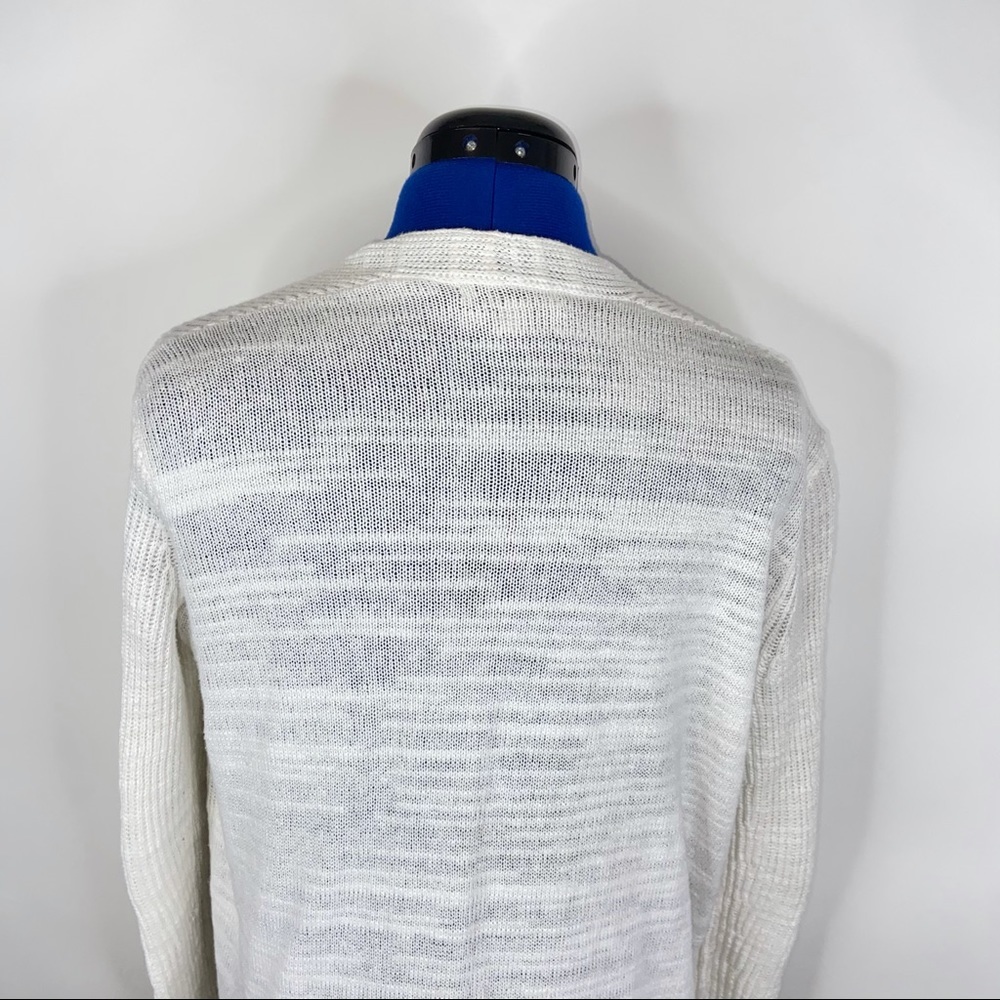 Madewell Off White Postcript Ribbed Cardigan - image 6